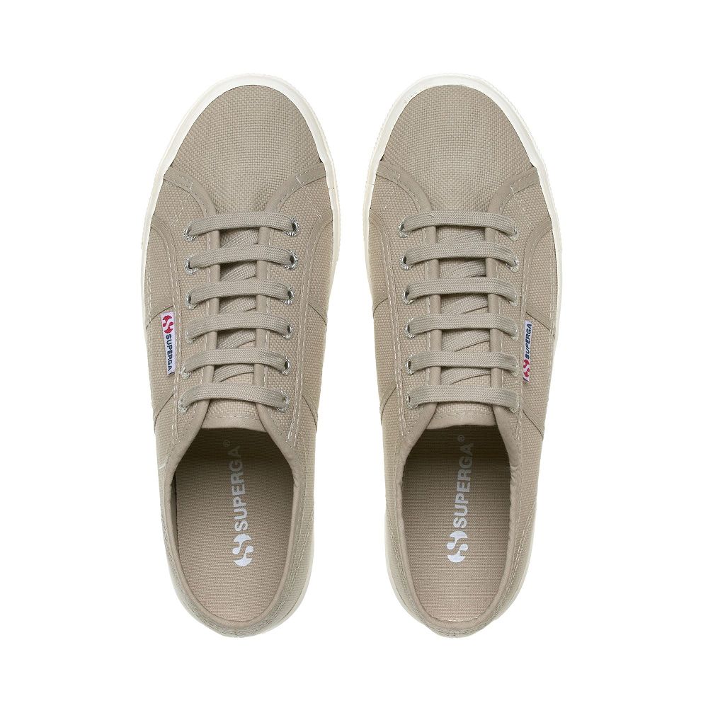 Superga 2790 Platform Grey Platform Sneakers - Women's USA | US6245848